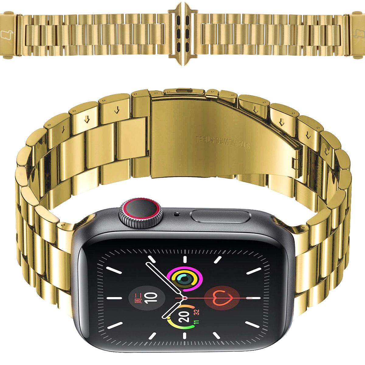 Pasek do zegarka Bizon Strap Watch Aura do Apple Watch 44/45/46/49 mm