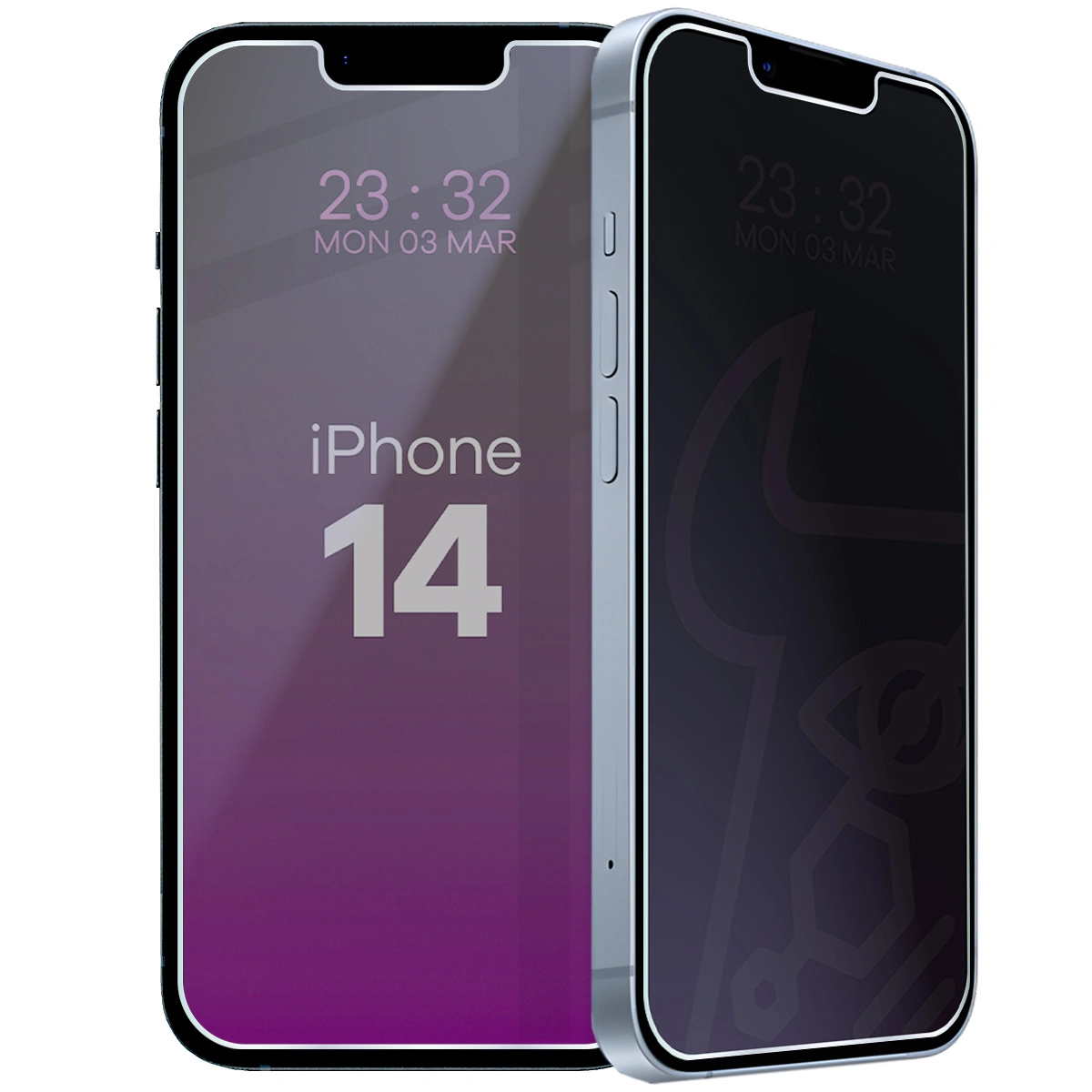 Szkło hybrydowe prywatyzujące Bizon Hybrid Shadow do Apple iPhone 14
