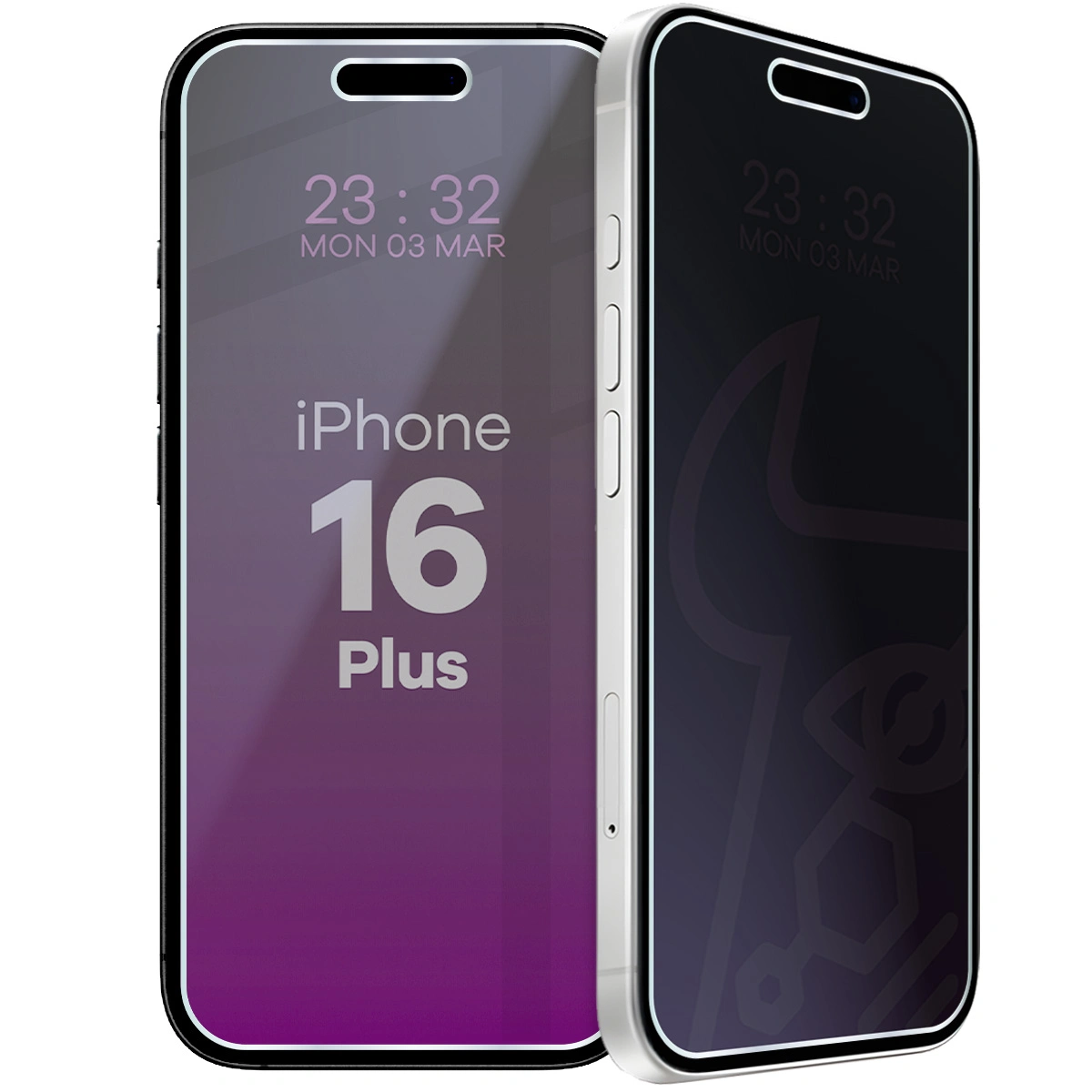 Szkło hybrydowe prywatyzujące Bizon Hybrid Shadow do Apple iPhone 16 Plus