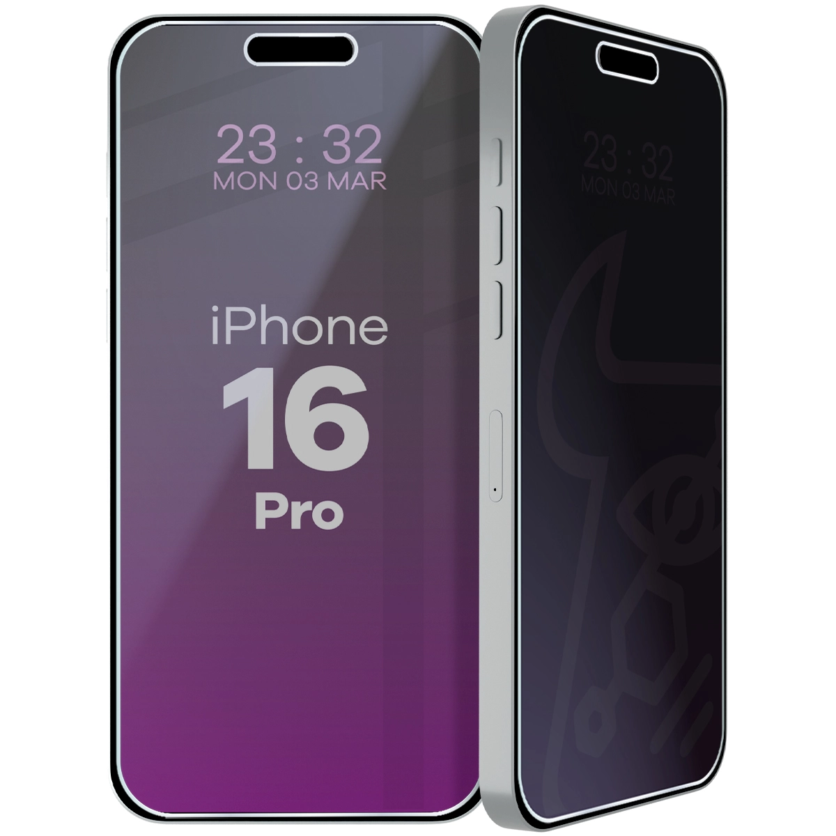 Szkło hybrydowe prywatyzujące Bizon Hybrid Shadow do Apple iPhone 16 Pro