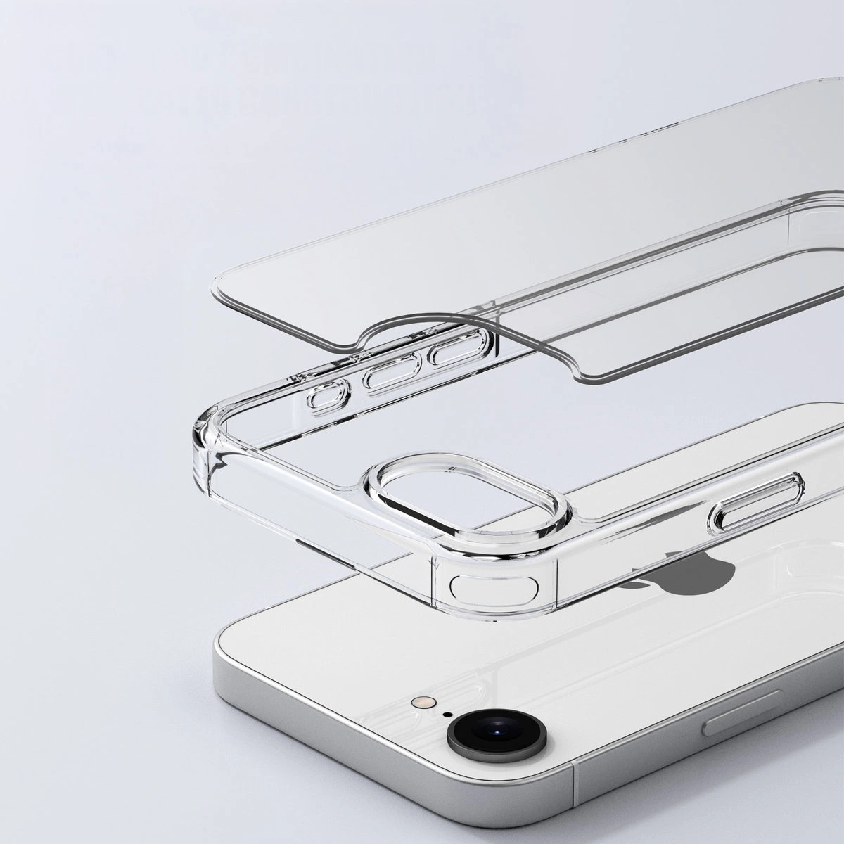 Konstrukcja etui Bizon Case Halo: zintegrowane osłony i precyzyjne wycięcia do Apple iPhone 16e