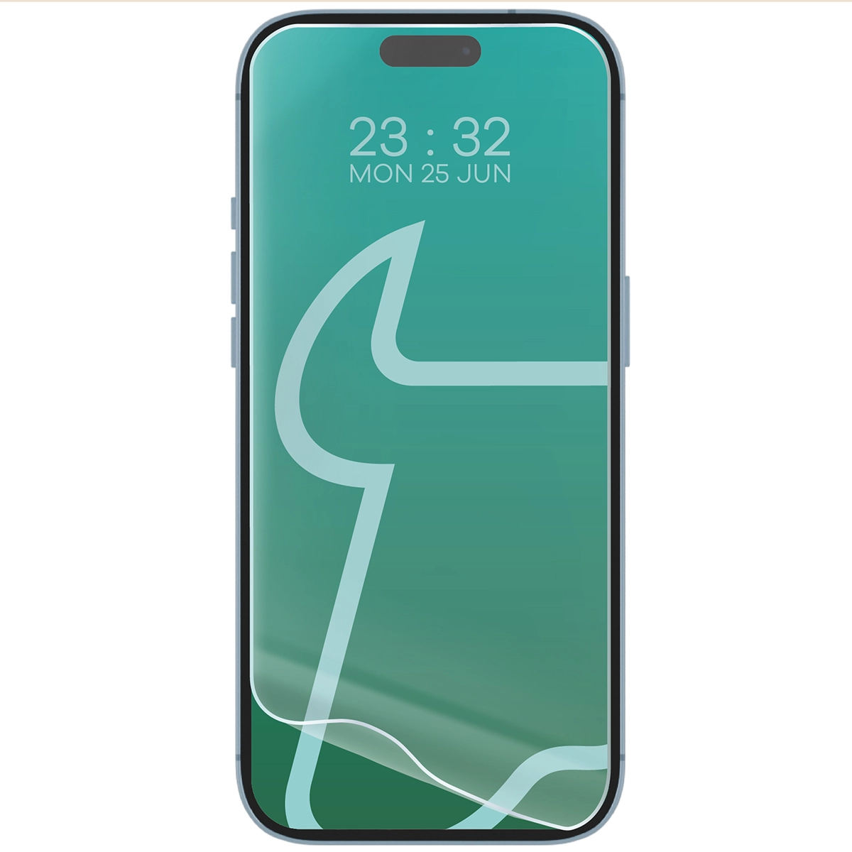 Folia hydrożelowa do Apple iPhone Air obok telefonu