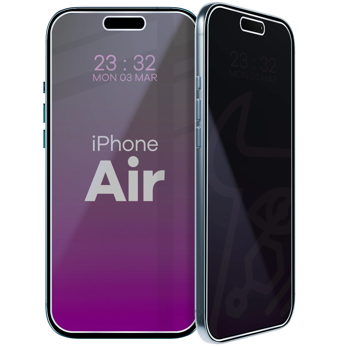 Szkło hybrydowe prywatyzujące Bizon Hybrid Shadow do Apple iPhone Air