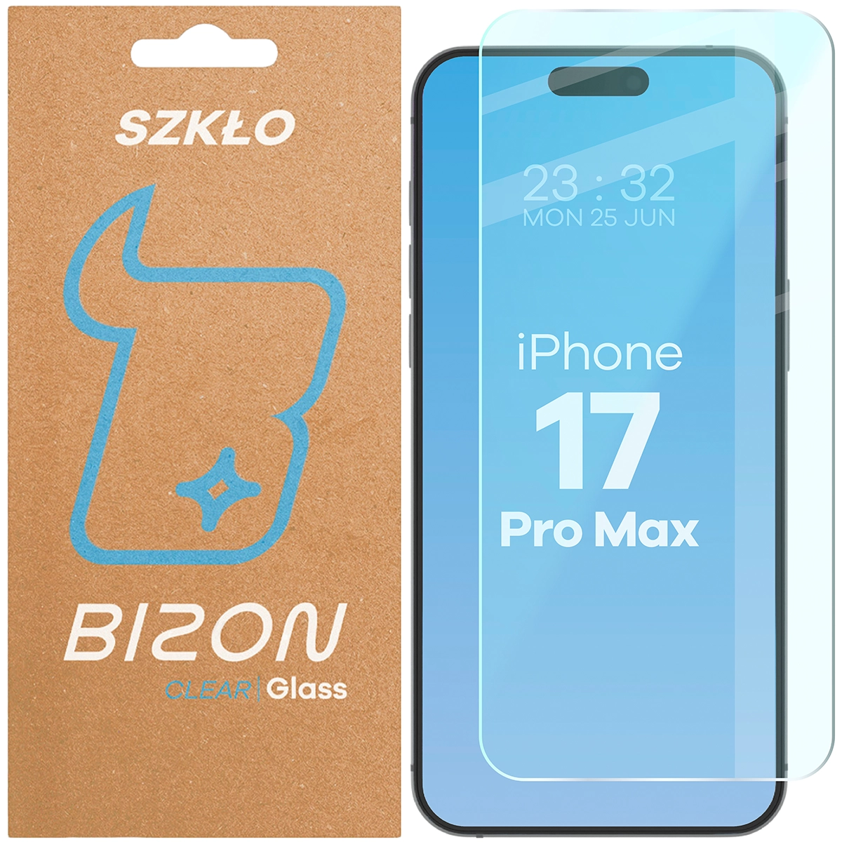 Szkło hartowane Bizon Glass Clear do Apple iPhone 17 Pro Max