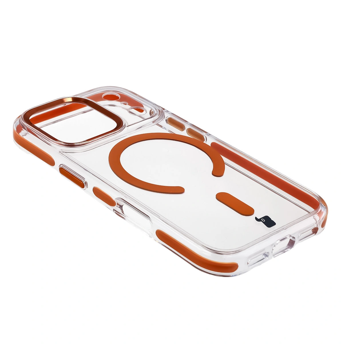 Pełne wycięcie i podwyższone krawędzie aparatu w etui Bizon Case Marco