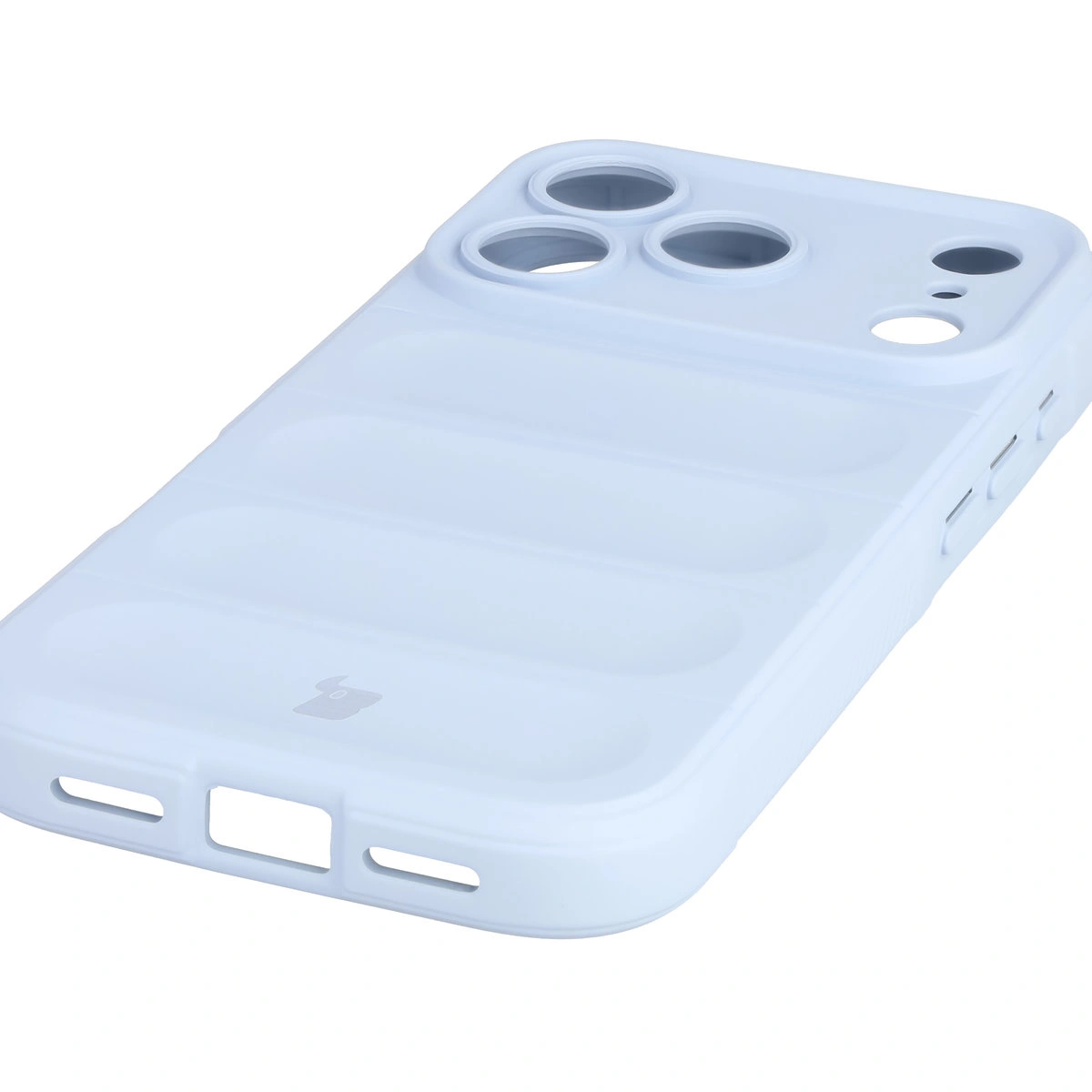 Precyzyjne wycięcia i kompatybilność z ładowaniem indukcyjnym w etui Bizon Case Tur do Apple iPhone 17 Pro