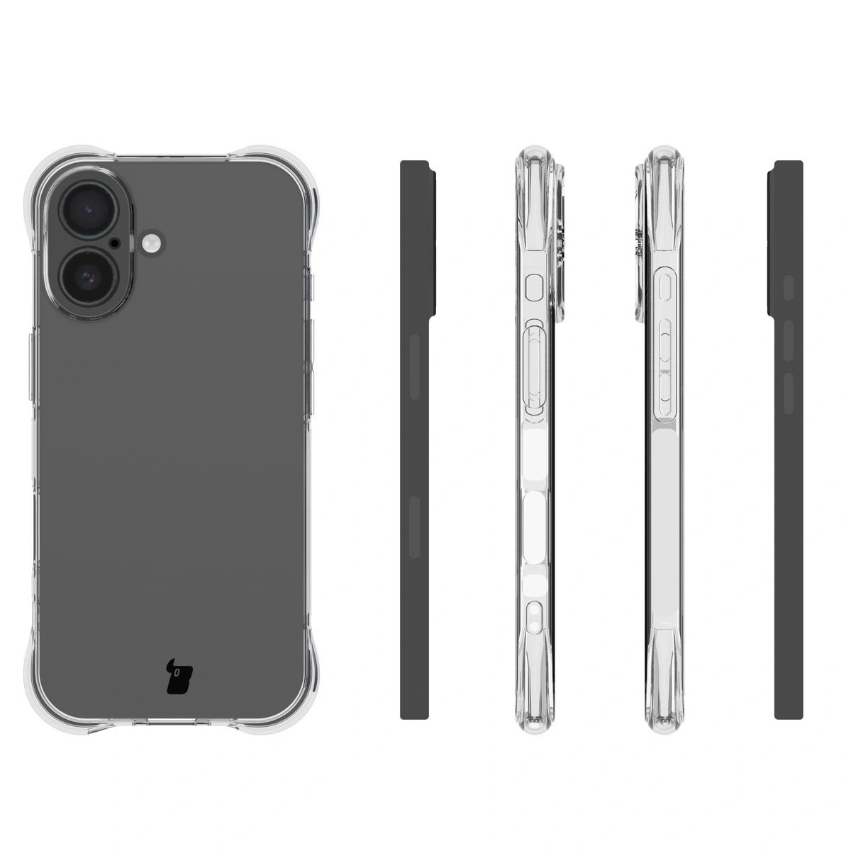 Etui Bizon Case Salpa do Apple iPhone 17 z różnych stron