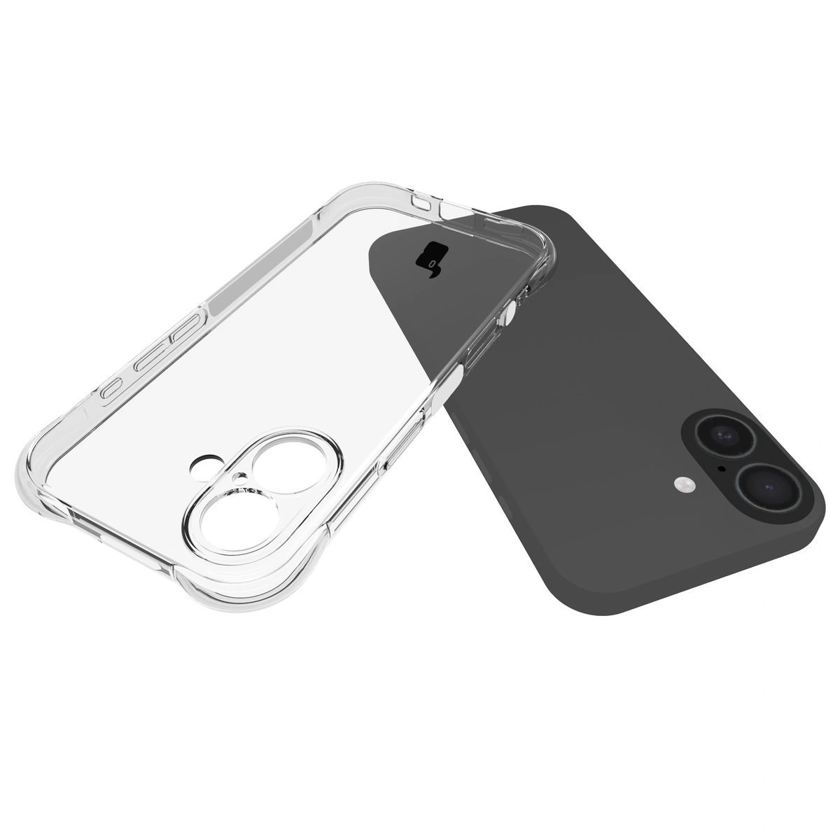 Dedykowane wycięcia i podwyższone krawędzie aparatu w etui Bizon Case Salpa do Apple iPhone 17