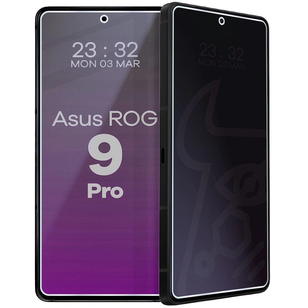Szkło hybrydowe prywatyzujące Bizon Hybrid Shadow do Asus ROG Phone 9 Pro