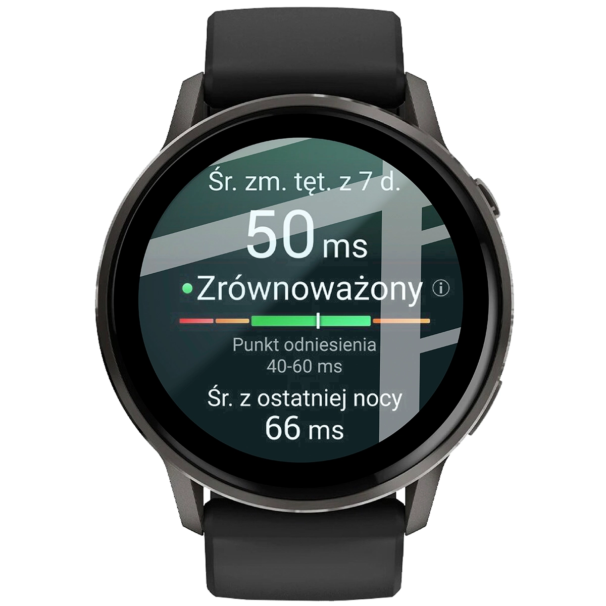 Szkło hybrydowe z czarną ramką idealnie dopasowane do Garmin Venu 4 45 mm