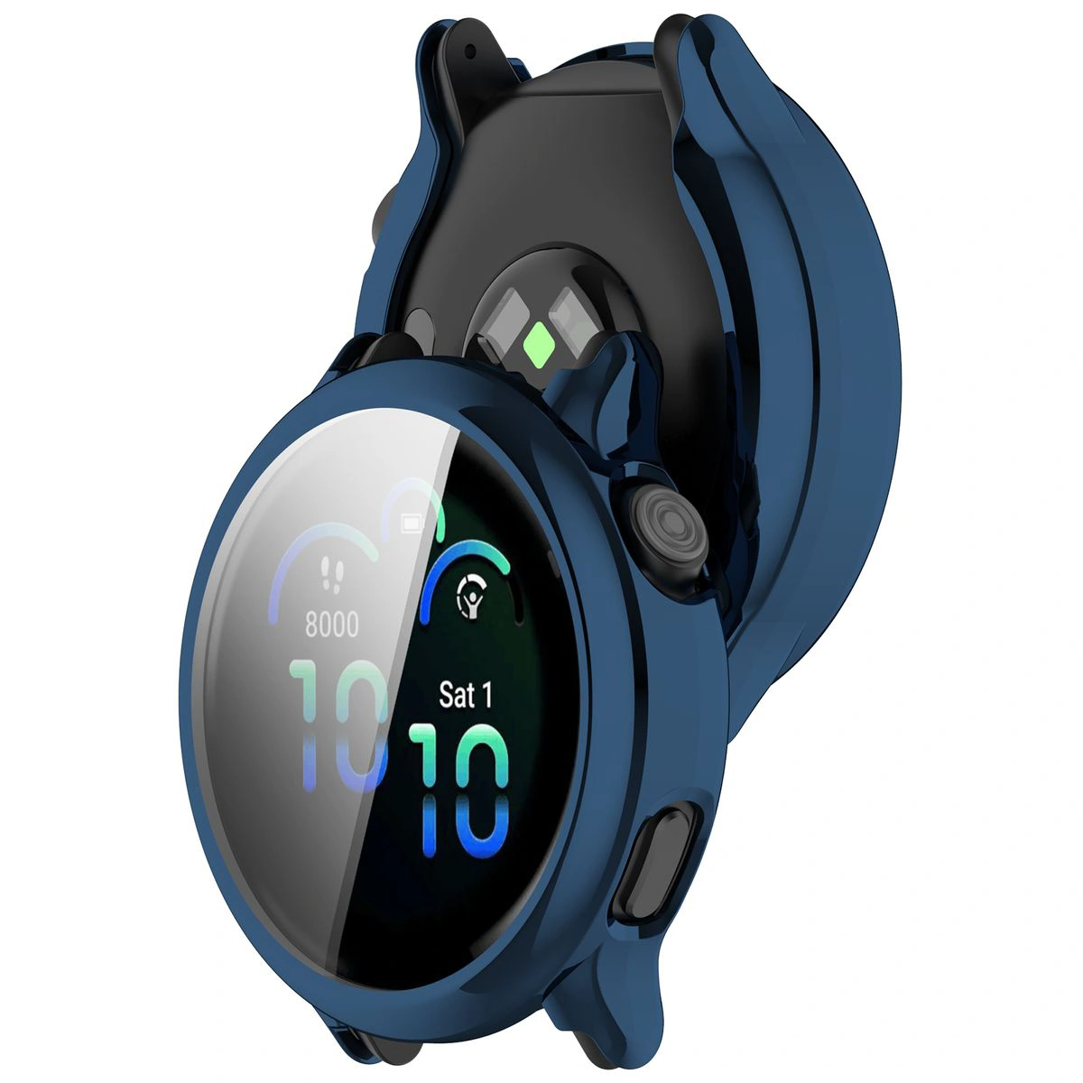 Front oraz przód etui Bizon Case Watch Felipe dla Garmin Vivoactive 6