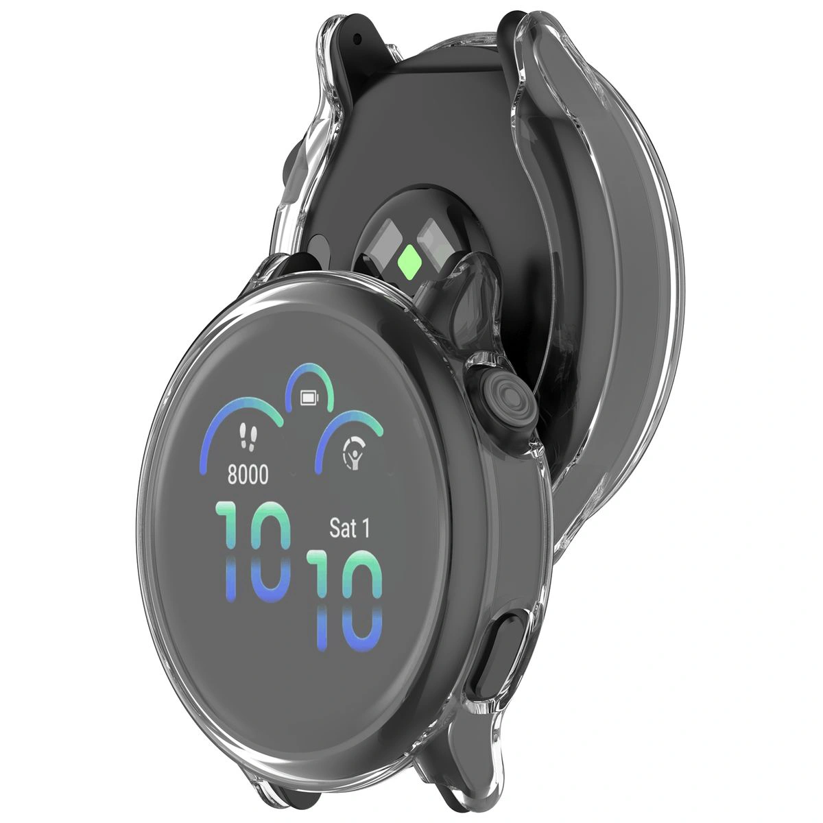 Front oraz przód etui Bizon Case Watch Felipe dla Garmin Vivoactive 6