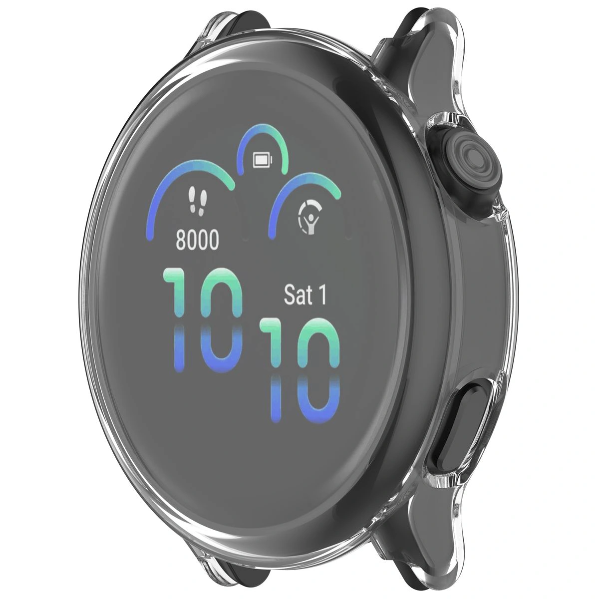Plecki ze szkłem Bizon Case Watch Felipe dla Garmin Vivoactive 6