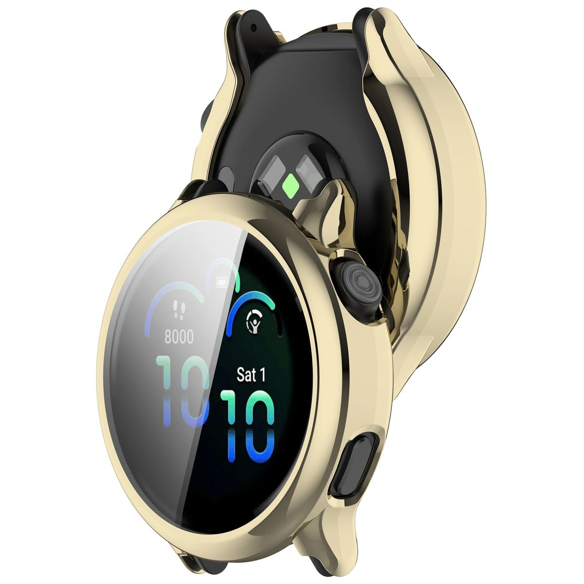Front oraz przód etui Bizon Case Watch Felipe dla Garmin Vivoactive 6