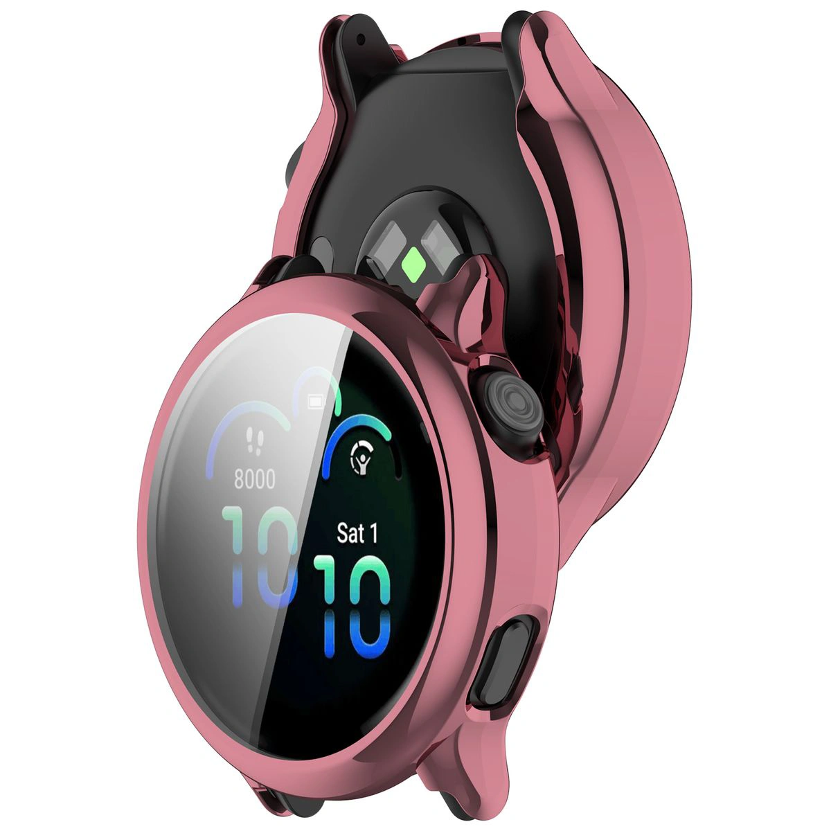 Front oraz przód etui Bizon Case Watch Felipe dla Garmin Vivoactive 6