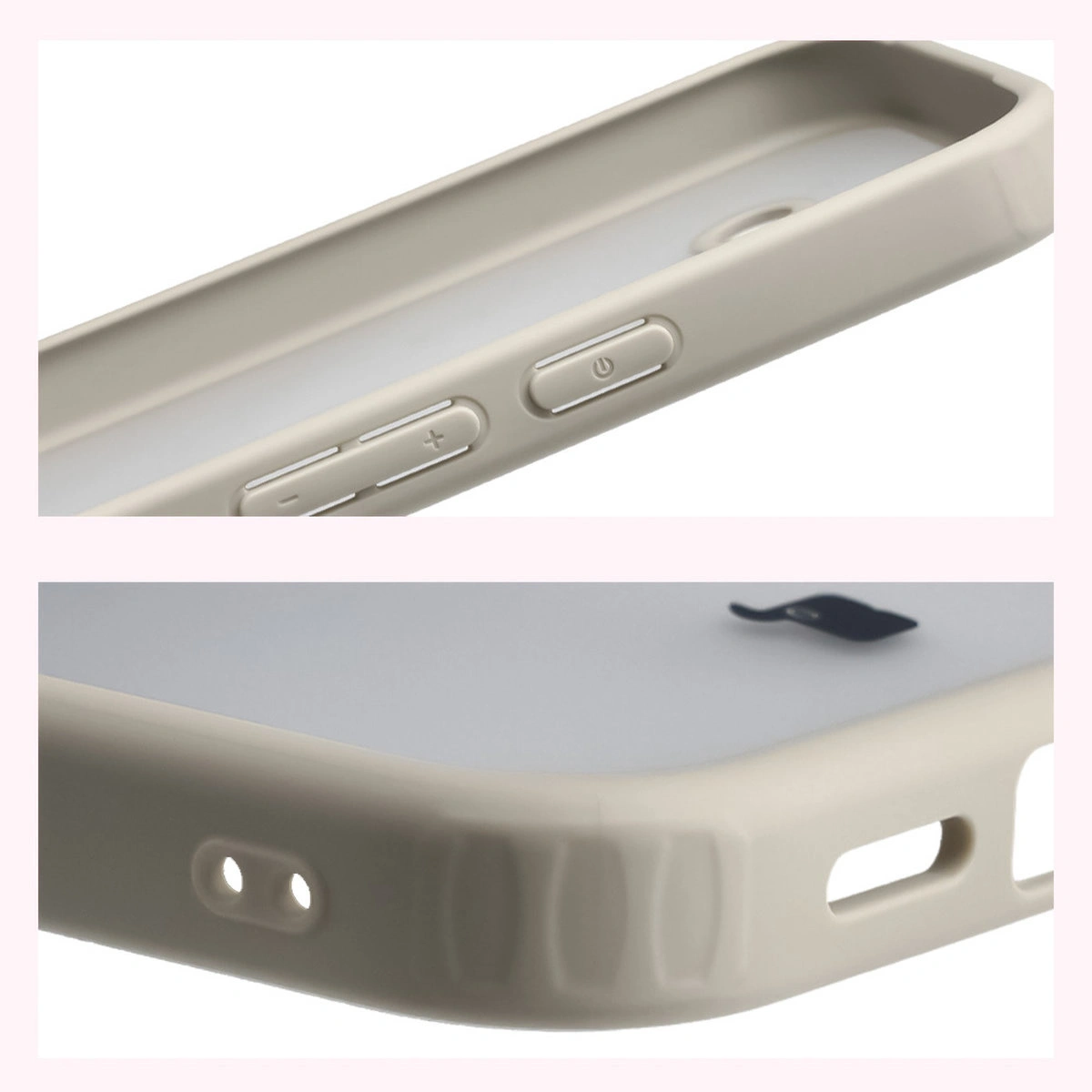 Wzmocnione narożniki i podwyższone ranty ekranu w etui Bizon Case Angelo do Google Pixel 10a