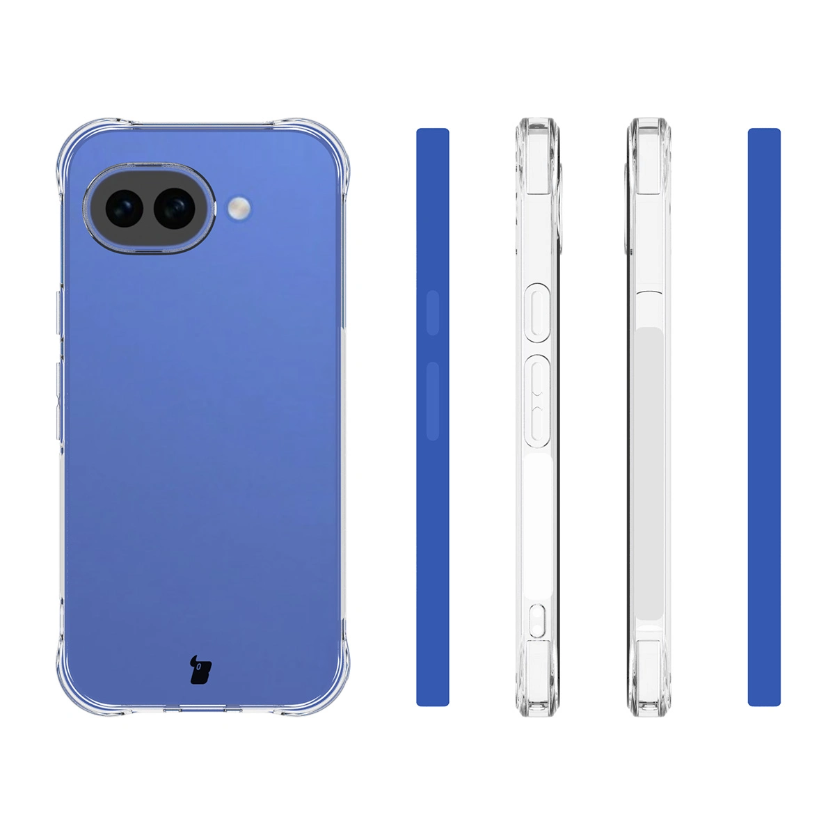 Etui Bizon Case Salpa do Google Pixel 10a z różnych stron