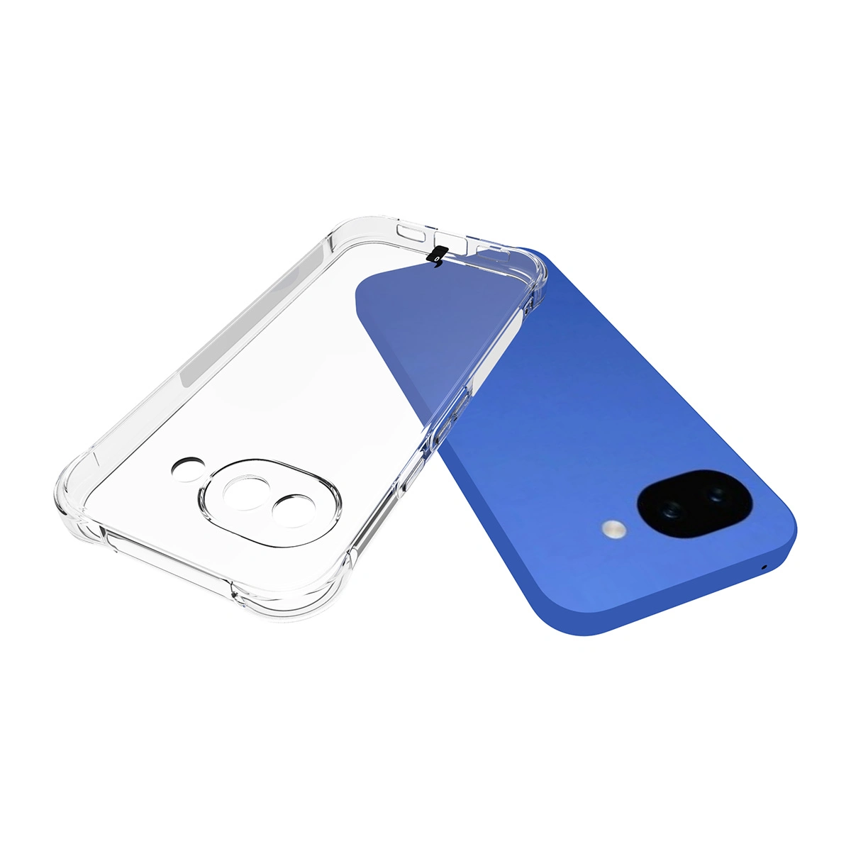 Dedykowane wycięcia i podwyższone krawędzie aparatu w etui Bizon Case Salpa do Google Pixel 10a