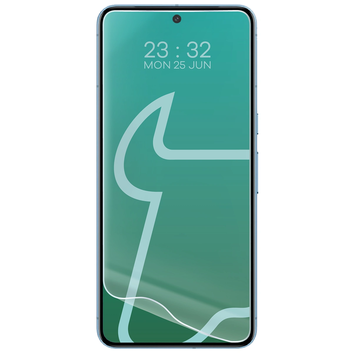 Folia hydrożelowa do Google Pixel 8 Pro obok telefonu