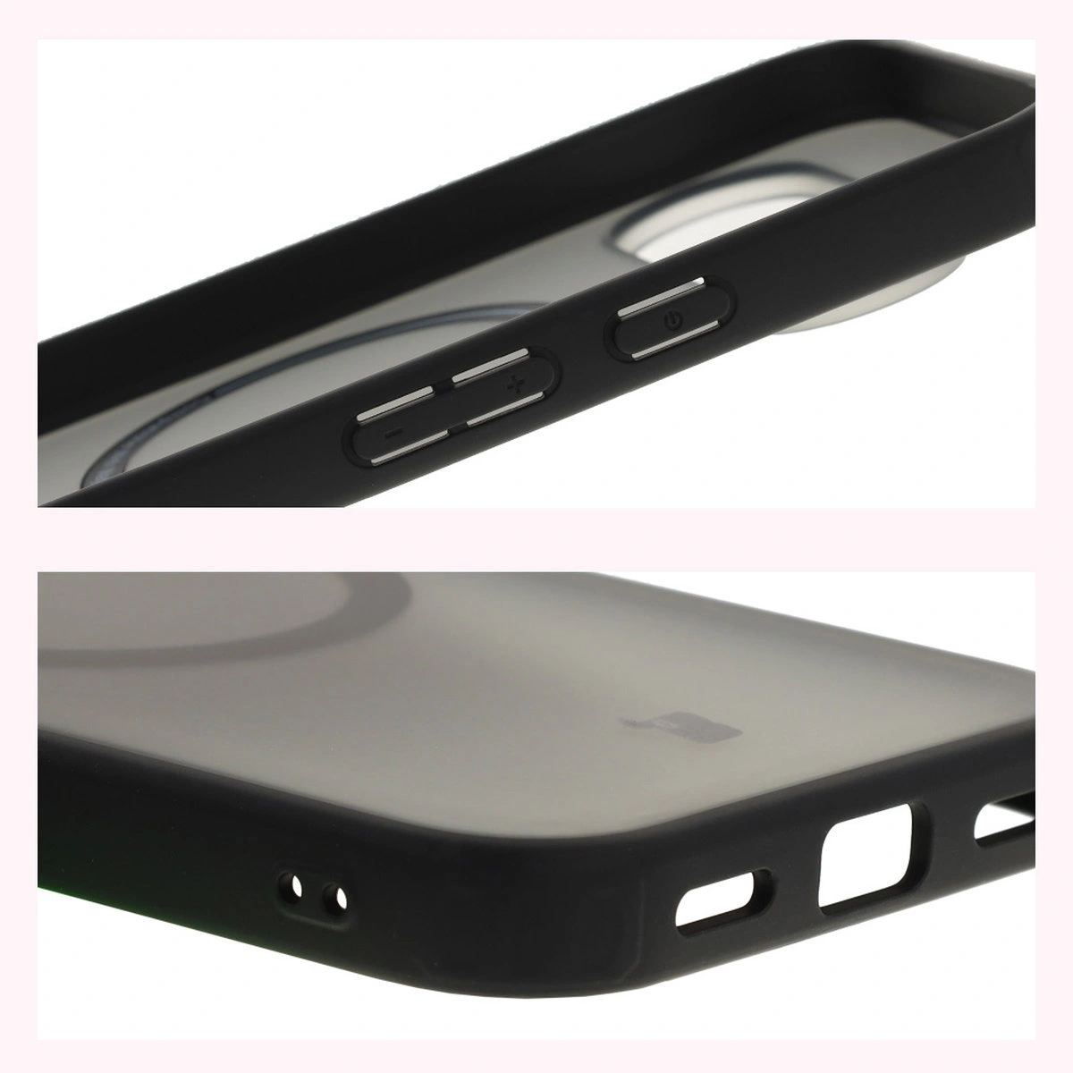 Wzmocnione narożniki i podwyższone ranty ekranu w etui Bizon Case MatteO do Google Pixel 10 / Google Pixel 10 Pro