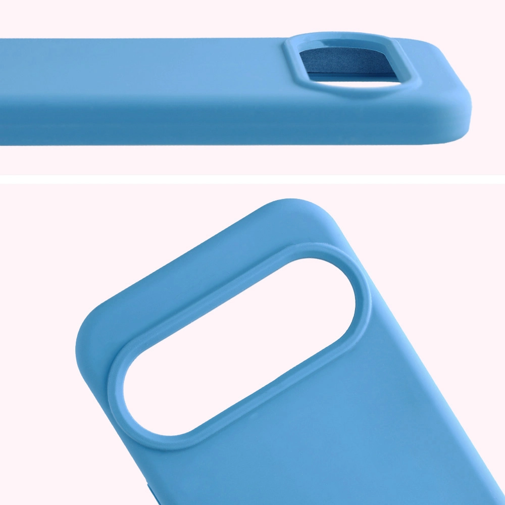 Zbliżenie na wycięcie na obiektywy w etui Bizon Soft Case do Google Pixel 10 / Google Pixel 10 Pro