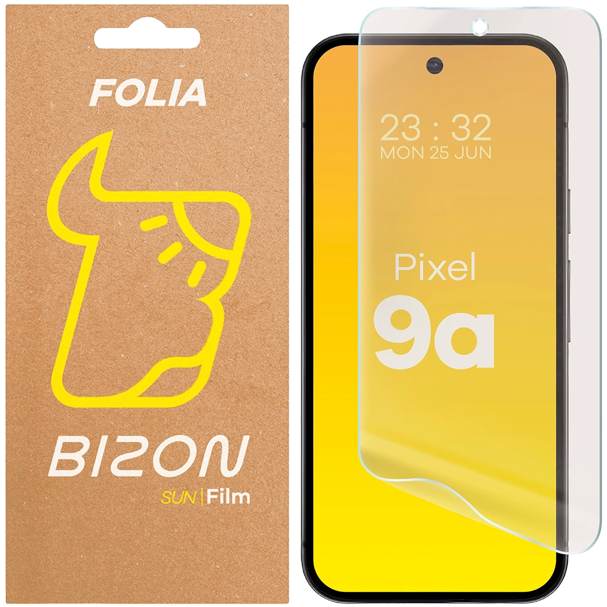 Folia matowa na ekran Bizon Film Sun do Google Pixel 9a, 1 sztuka