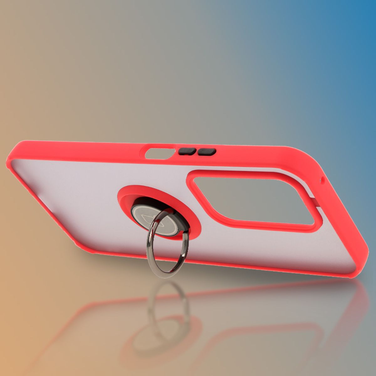 Uchwyt jako podstawka w etui Bizon Hybrid Ring