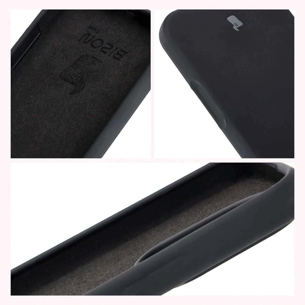 Konstrukcja etui Bizon Soft Case: zintegrowane osłony, podwyższone krawędzie i wyściółka z mikrofibry do Honor 400 Lite 5G