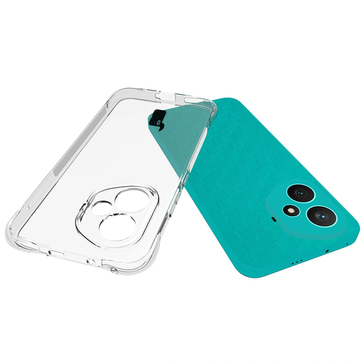 Dedykowane wycięcia i podwyższone krawędzie aparatu w etui Bizon Case Salpa do Honor 400 5G