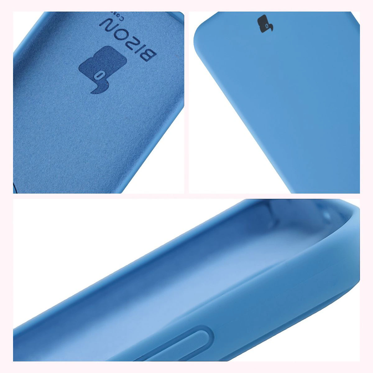 Konstrukcja etui Bizon Soft Case: zintegrowane osłony, podwyższone krawędzie i wyściółka z mikrofibry do Honor 400 5G