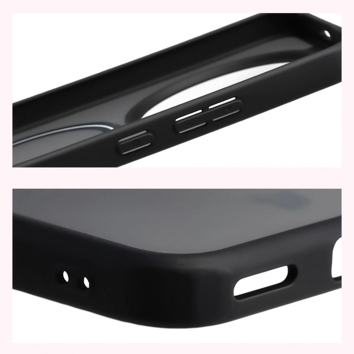 Wzmocnione narożniki i podwyższone ranty ekranu w etui Bizon Case MatteO do Honor Magic8 Lite