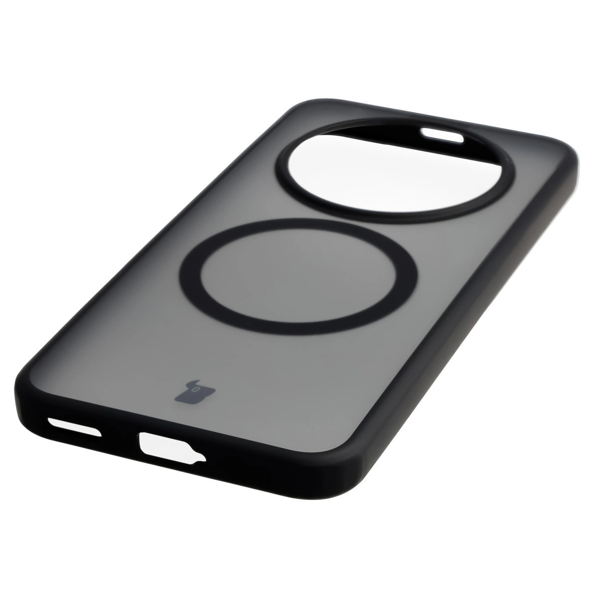 Zintegrowane przyciski, wycięcia i hybrydowy materiał w etui Bizon Case MatteO do Honor Magic8 Lite