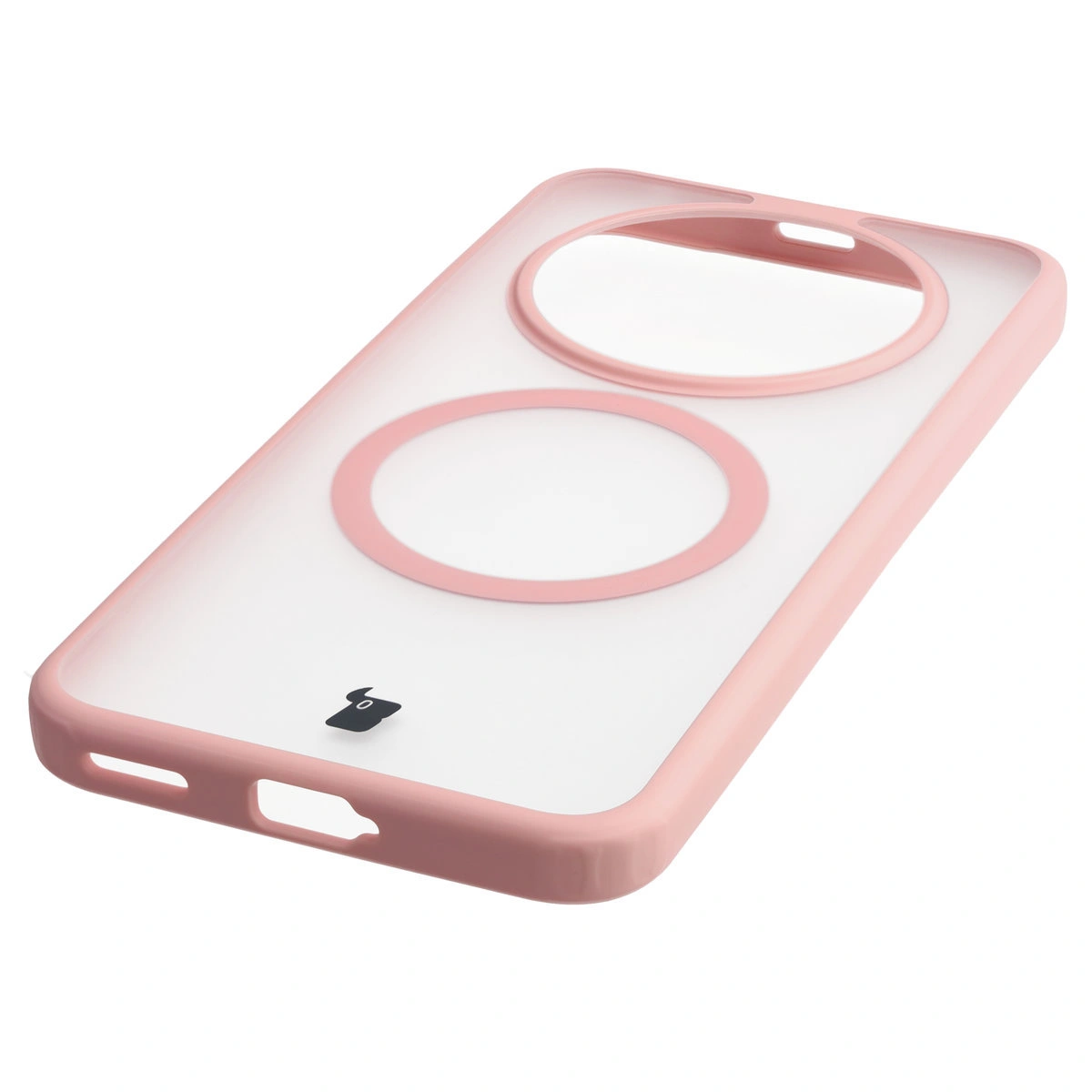 Zintegrowane przyciski, wycięcia i hybrydowy materiał w etui Bizon Case MatteO do Honor Magic8 Lite