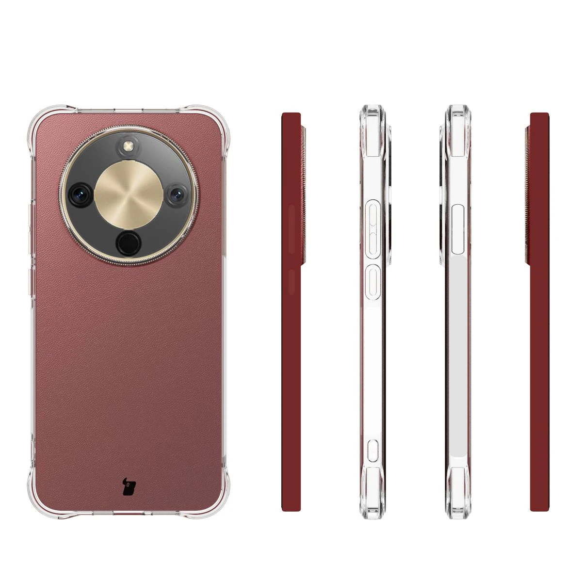 Etui Bizon Case Salpa do Honor Magic8 Lite z różnych stron