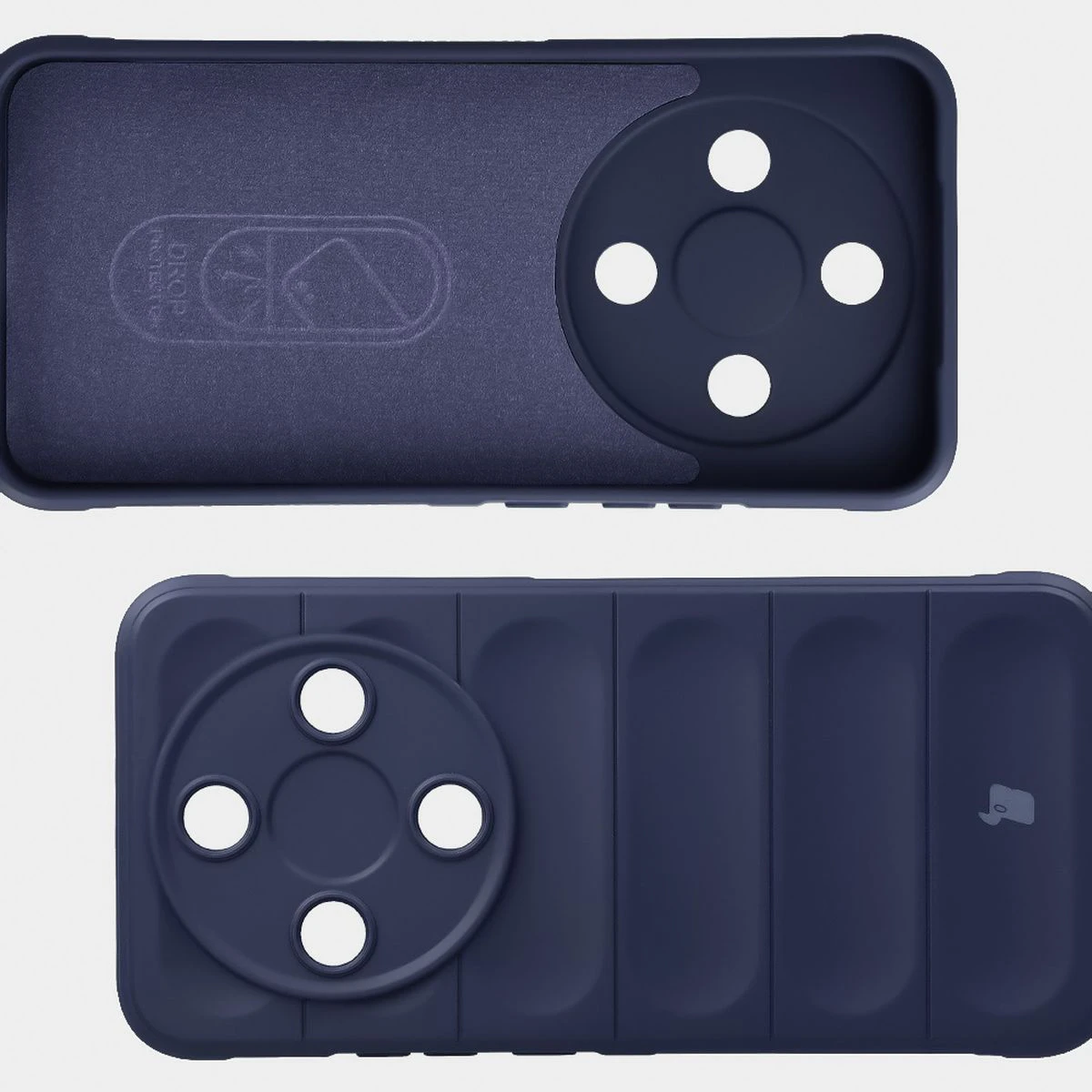 Wyściółka z mikrofibry, wyżłobienia na pleckach i wzmocnione narożniki w etui Bizon Case Tur do Honor Magic8 Lite