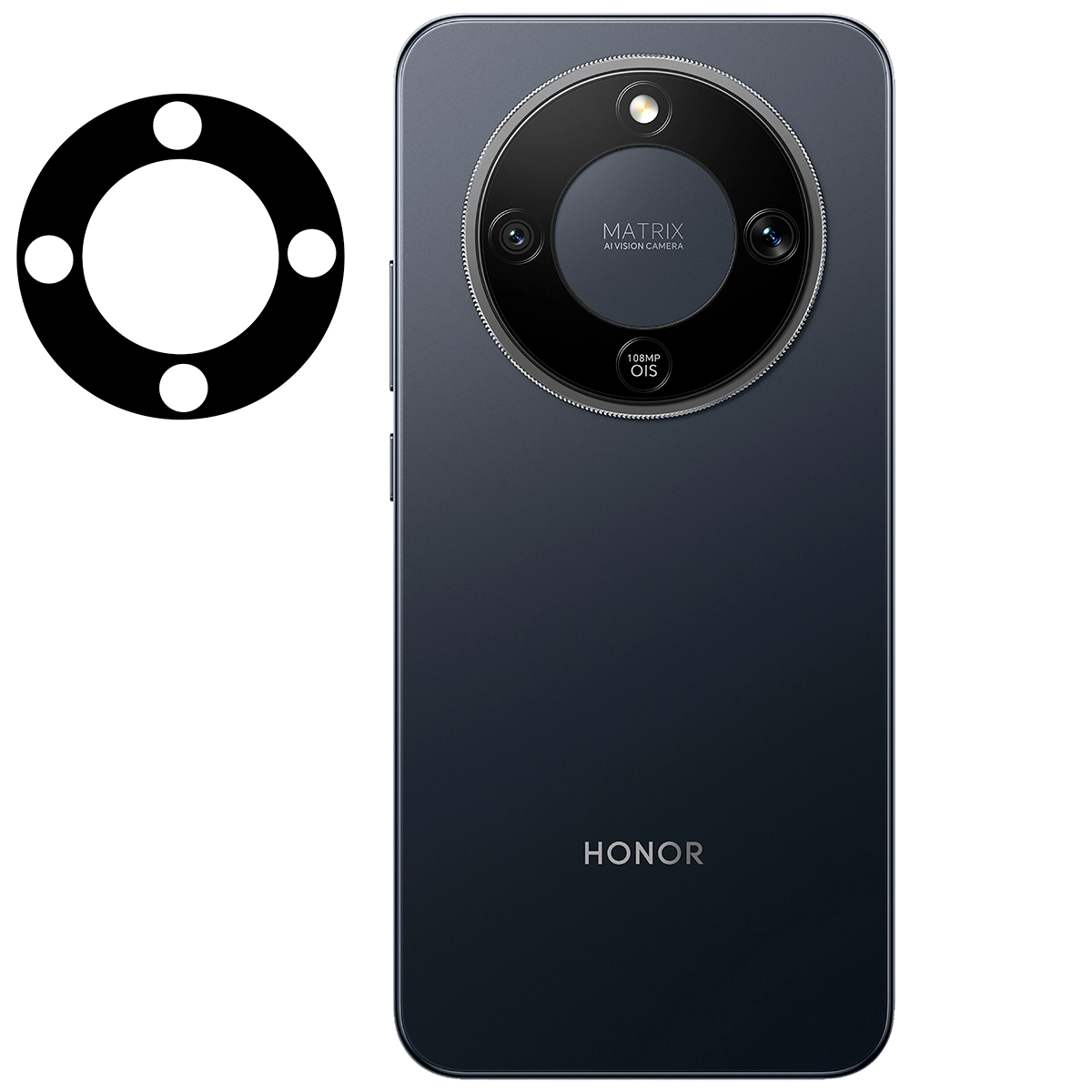 Szkło na aparat Bizon Glass Lens do Honor Magic8 Lite
