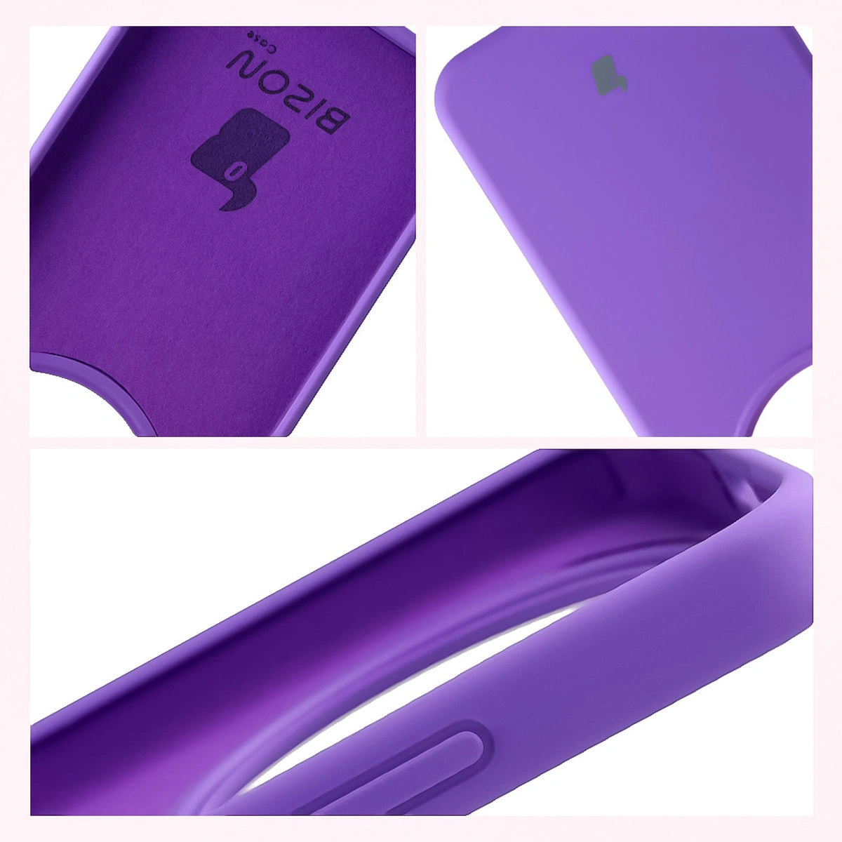Konstrukcja etui Bizon Soft Case: zintegrowane osłony, podwyższone krawędzie i wyściółka z mikrofibry do Honor Magic8 Lite