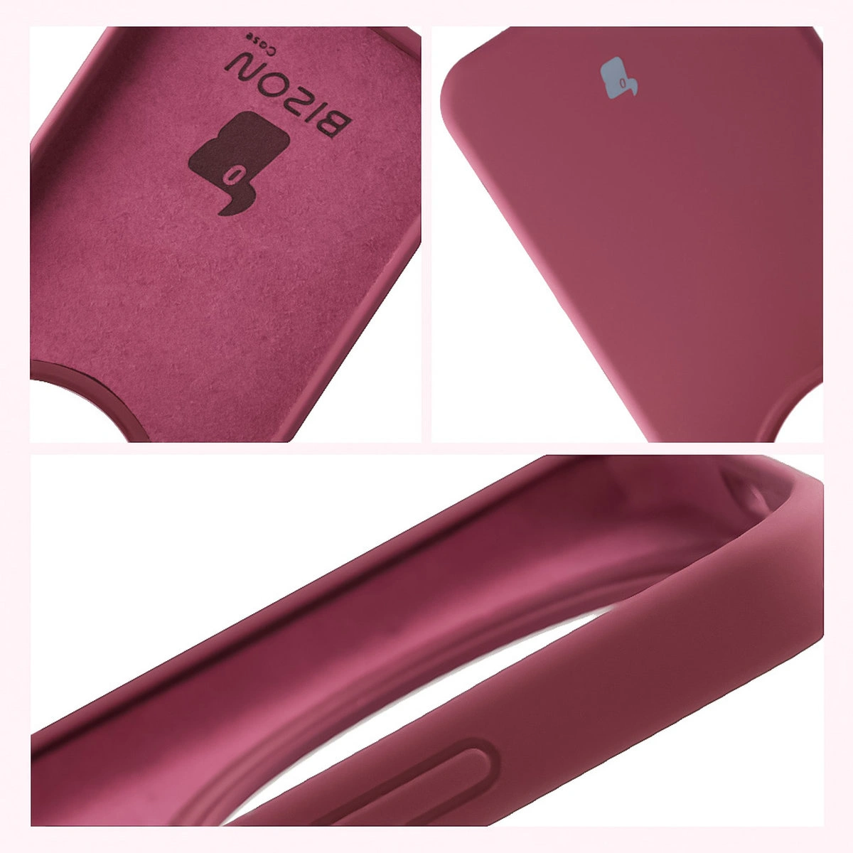 Konstrukcja etui Bizon Soft Case: zintegrowane osłony, podwyższone krawędzie i wyściółka z mikrofibry do Honor Magic8 Lite