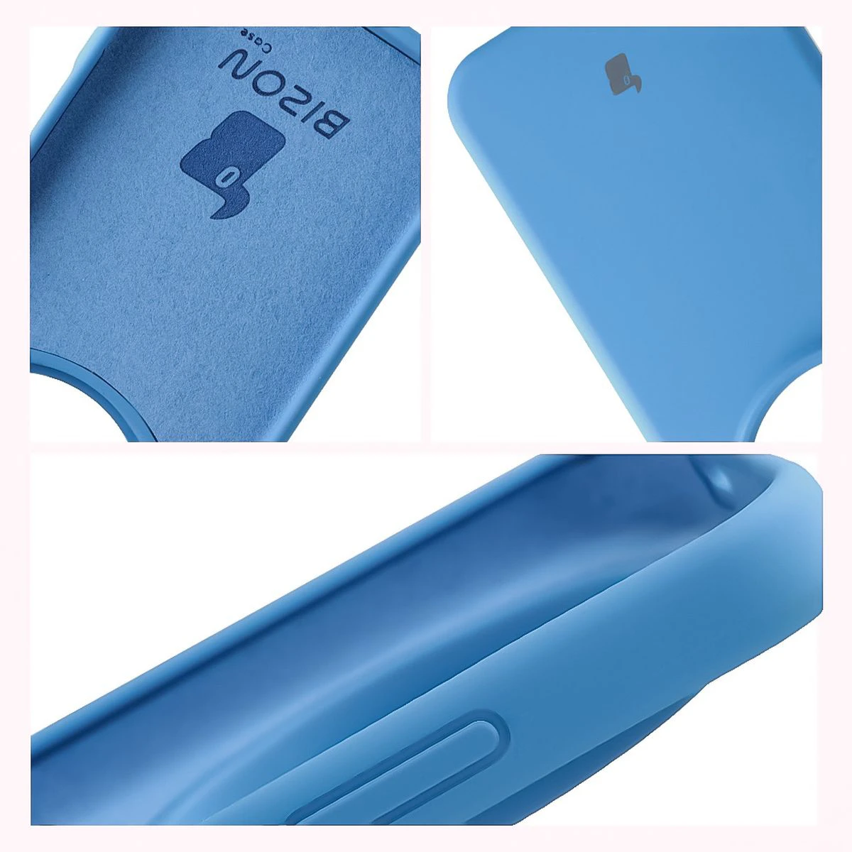 Konstrukcja etui Bizon Soft Case: zintegrowane osłony, podwyższone krawędzie i wyściółka z mikrofibry do Honor Magic8 Pro