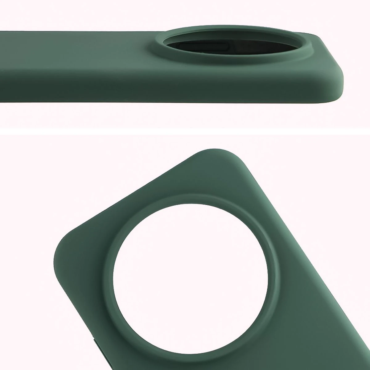 Zbliżenie na wycięcie na obiektywy w etui Bizon Soft Case do Honor Magic8 Pro