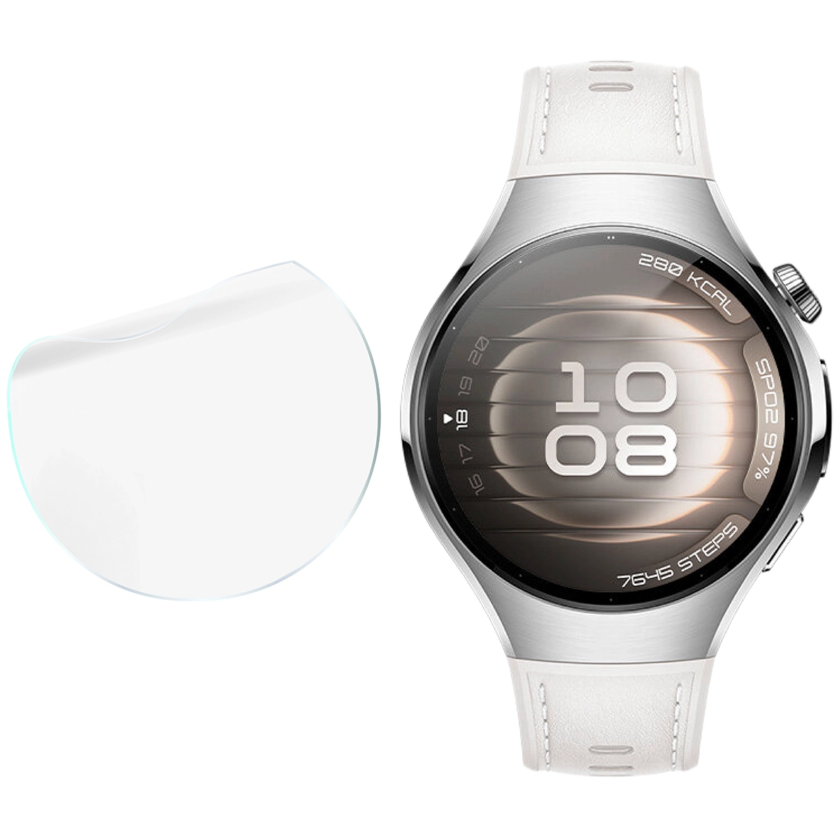 Bizon Watch Film Hydrogel Duo w zestawieniu z Huawei Watch 5 42 mm