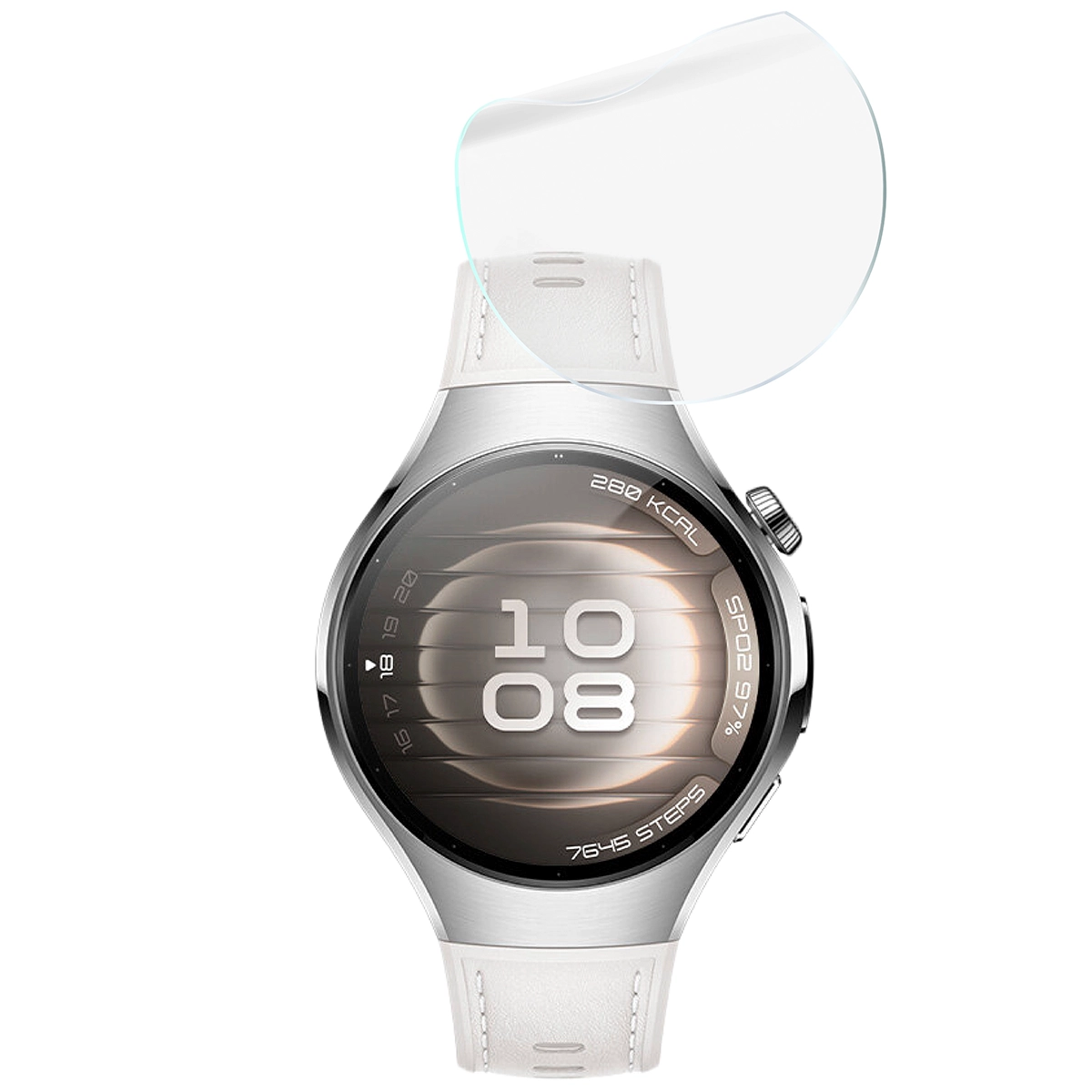 Zestaw folii hydrożelowych Bizon Watch Film Hydrogel Duo dla Huawei Watch 5 42 mm
