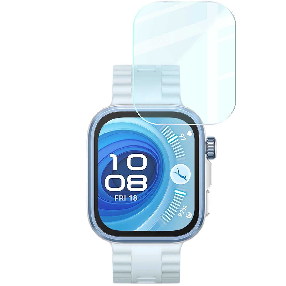 Przejrzystość szkła hartowanego Bizon Glass Watch Clear do Huawei Watch Fit 4 Pro