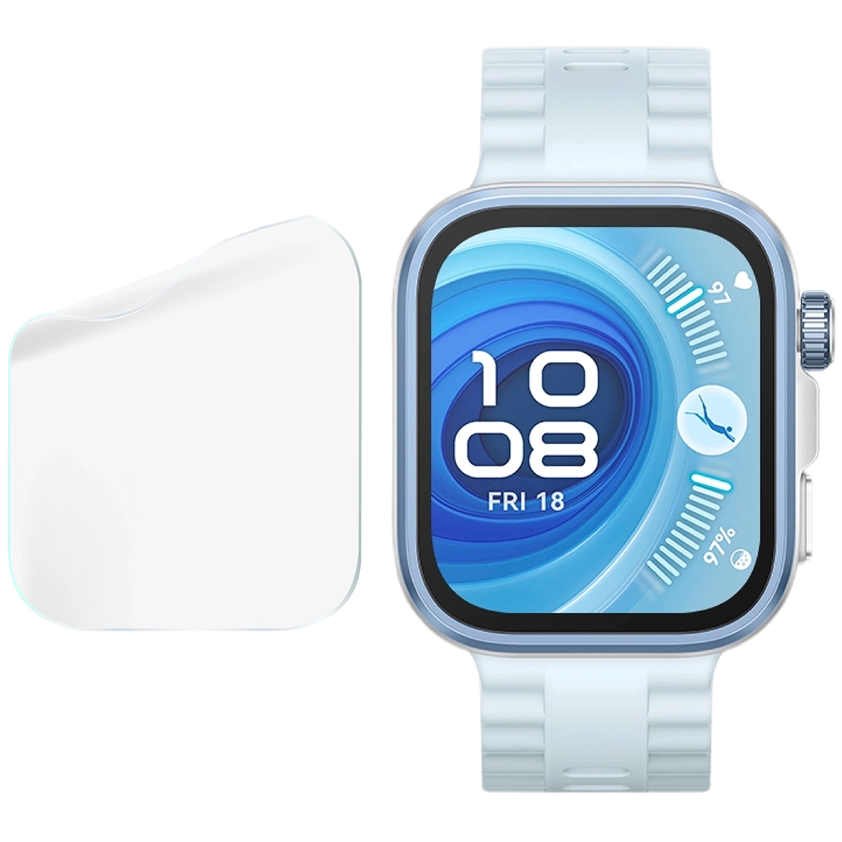 Bizon Watch Film Hydrogel Duo w zestawieniu z Huawei Watch Fit 4 / Huawei Watch Fit 4 Pro