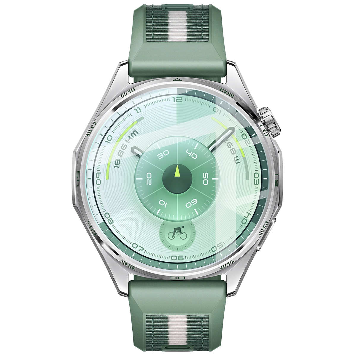 Zegarek i szkło hartowane Bizon Glass Watch Clear zestawione obok siebie do Huawei Watch GT6 46 mm