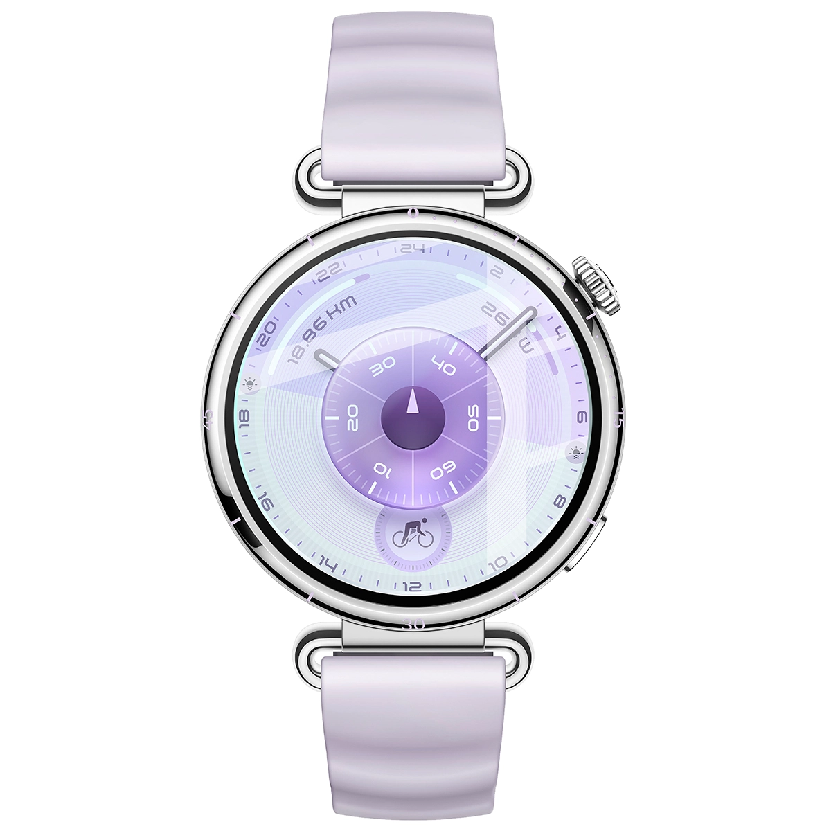 Zegarek i szkło hartowane Bizon Glass Watch Clear zestawione obok siebie do Huawei Watch GT6 41 mm