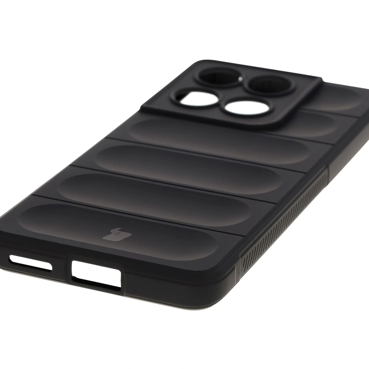 Precyzyjne wycięcia i kompatybilność z ładowaniem indukcyjnym w etui Bizon Case Tur do Motorola Edge 60 / 60 Fusion