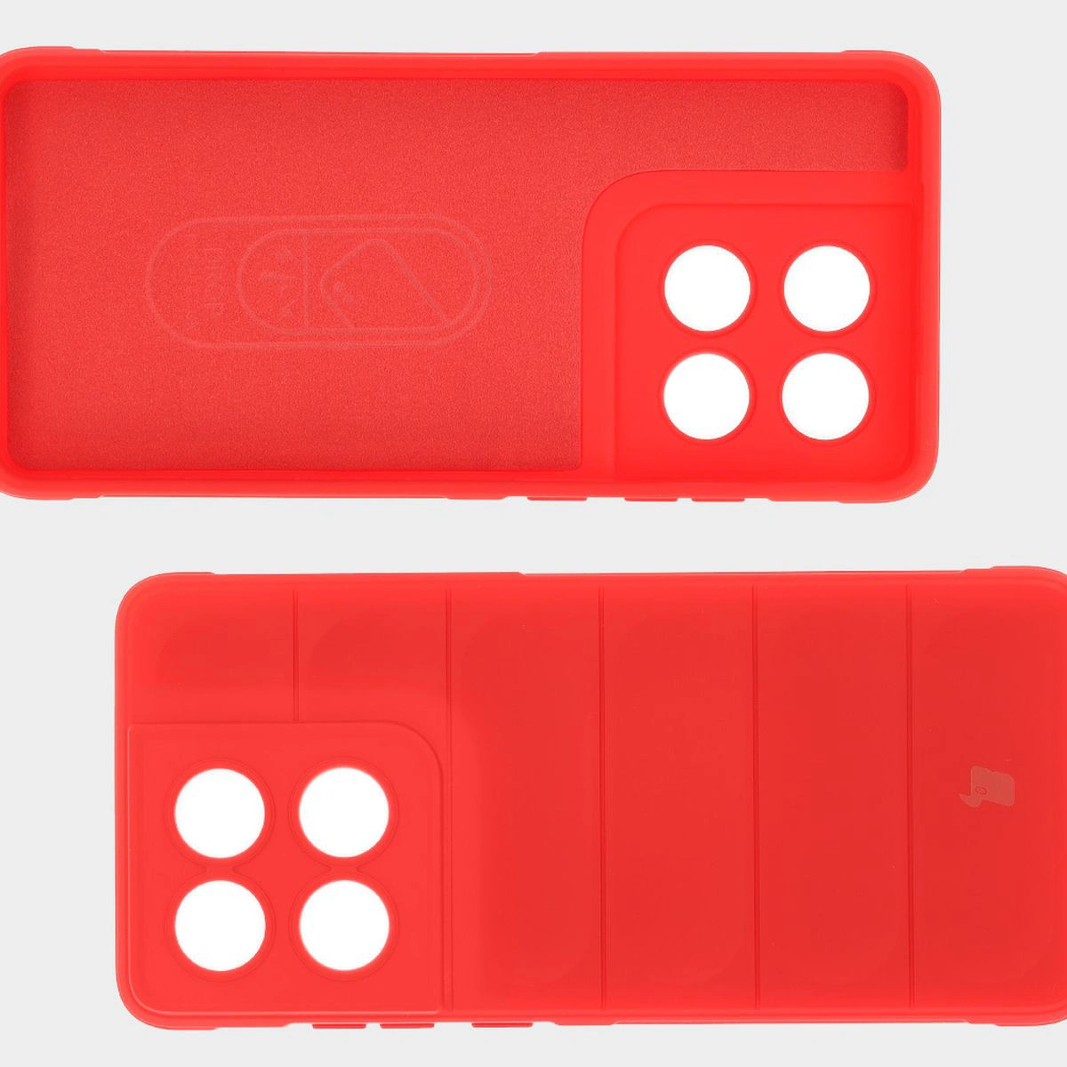 Wyściółka z mikrofibry, wyżłobienia na pleckach i wzmocnione narożniki w etui Bizon Case Tur do Motorola Edge 60 / 60 Fusion