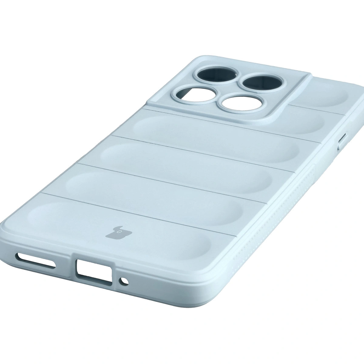 Precyzyjne wycięcia i kompatybilność z ładowaniem indukcyjnym w etui Bizon Case Tur do Motorola Edge 60 Pro