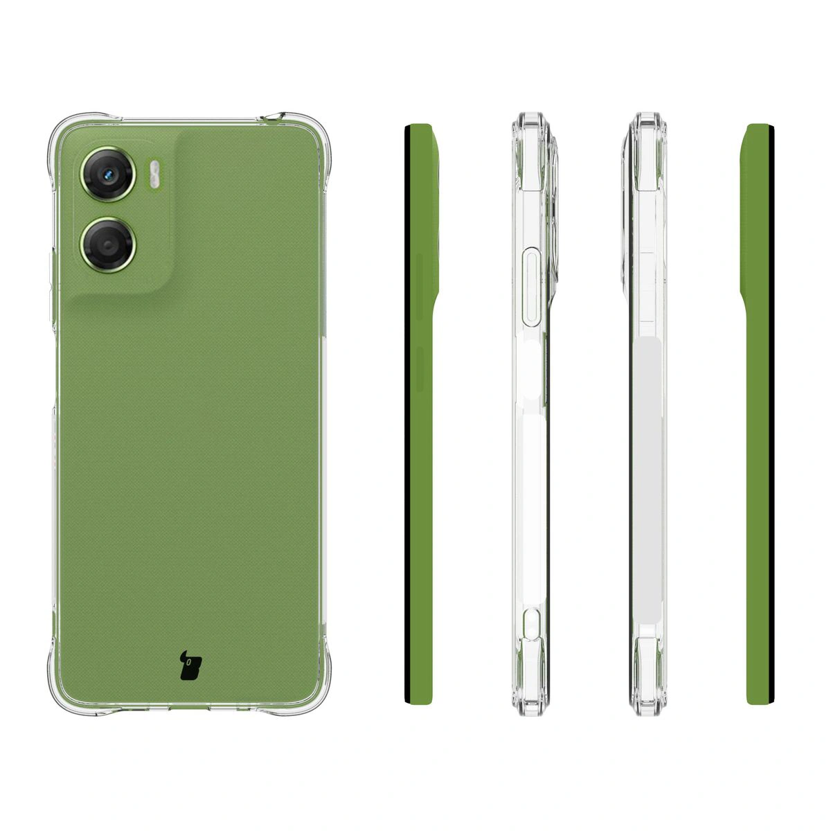 Etui Bizon Case Salpa do Motorola Moto G06 4G / Motorola Moto G06 Power 4G z różnych stron